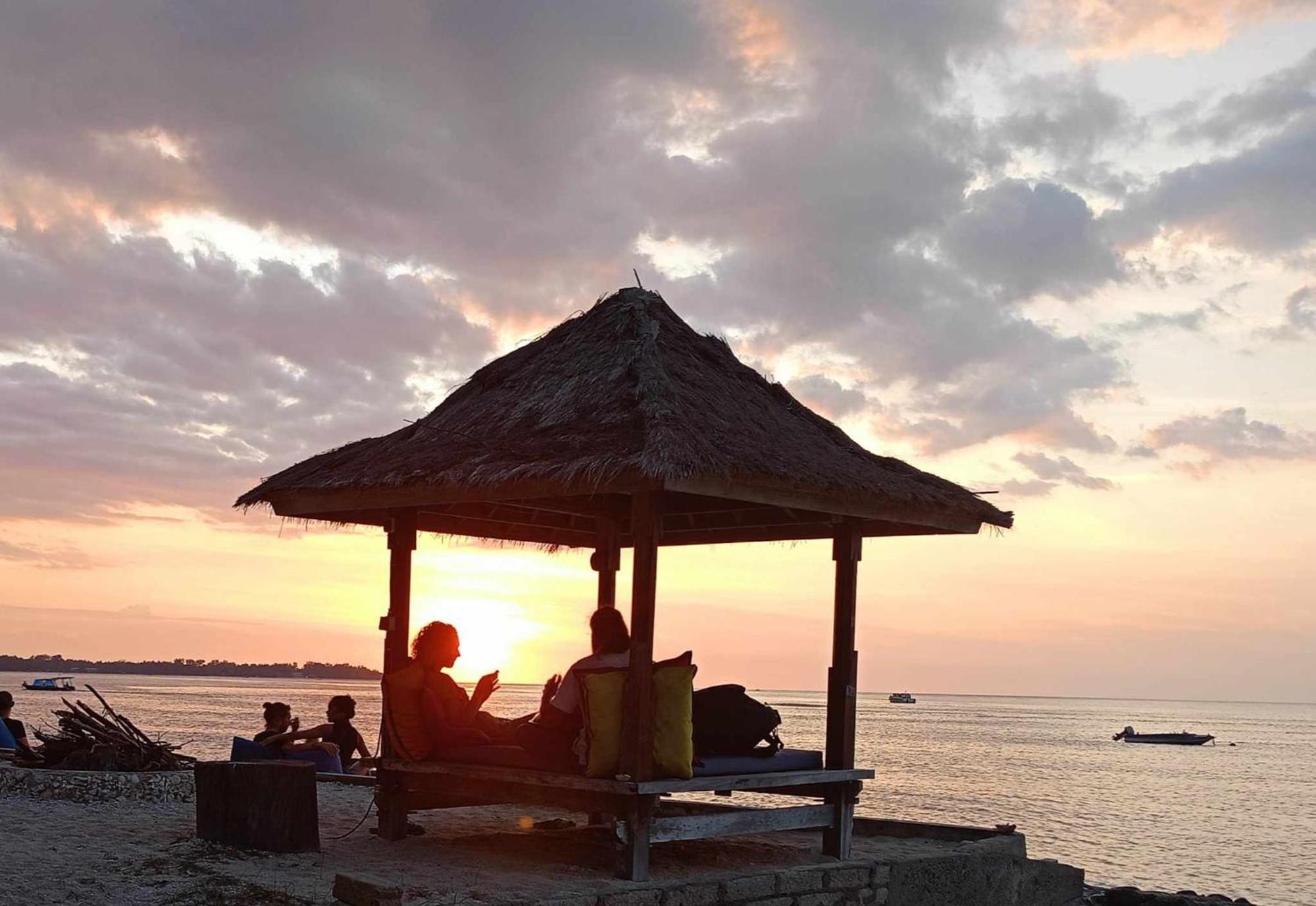 Bintang Tiga Bungalows Gili Air Eksteriør billede