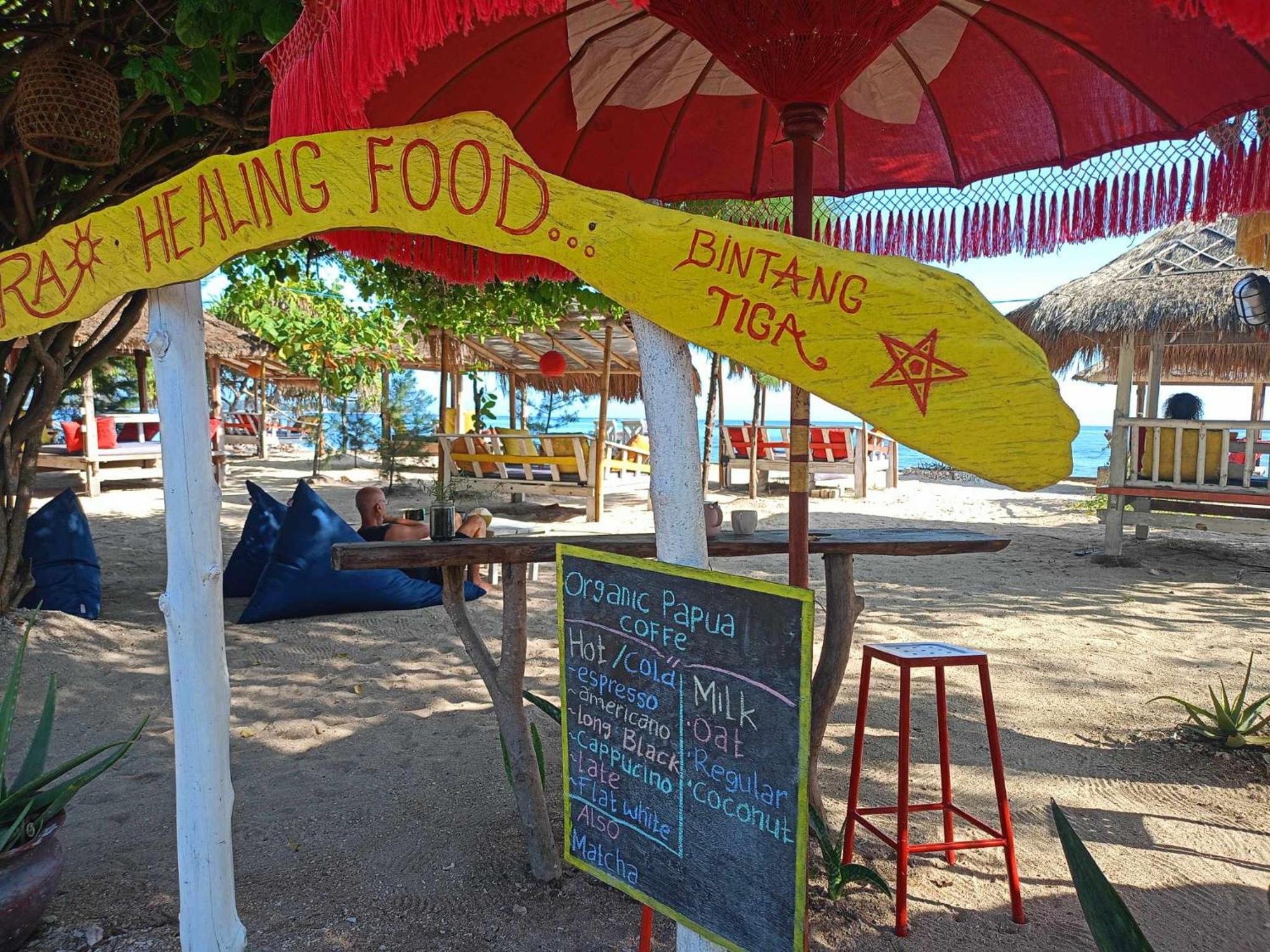 Bintang Tiga Bungalows Gili Air Eksteriør billede