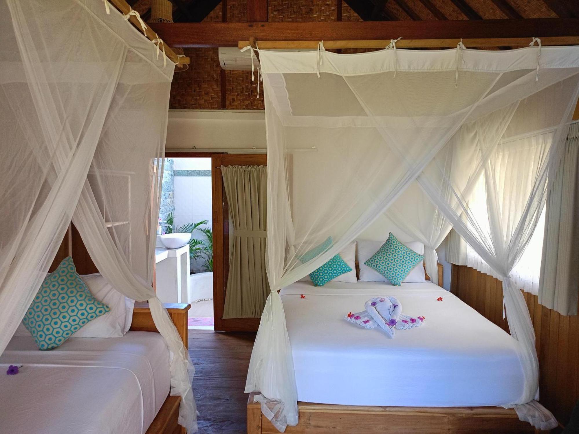 Bintang Tiga Bungalows Gili Air Eksteriør billede